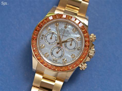 Rolex Daytona Orange Sapphire 116578SACO 